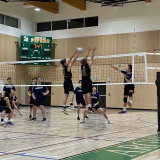 Lots of fall sports were back in action - Boys volleyball